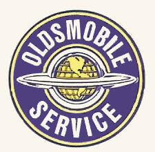 (image for) Oldsmobile Service Sticker 1950s 60s